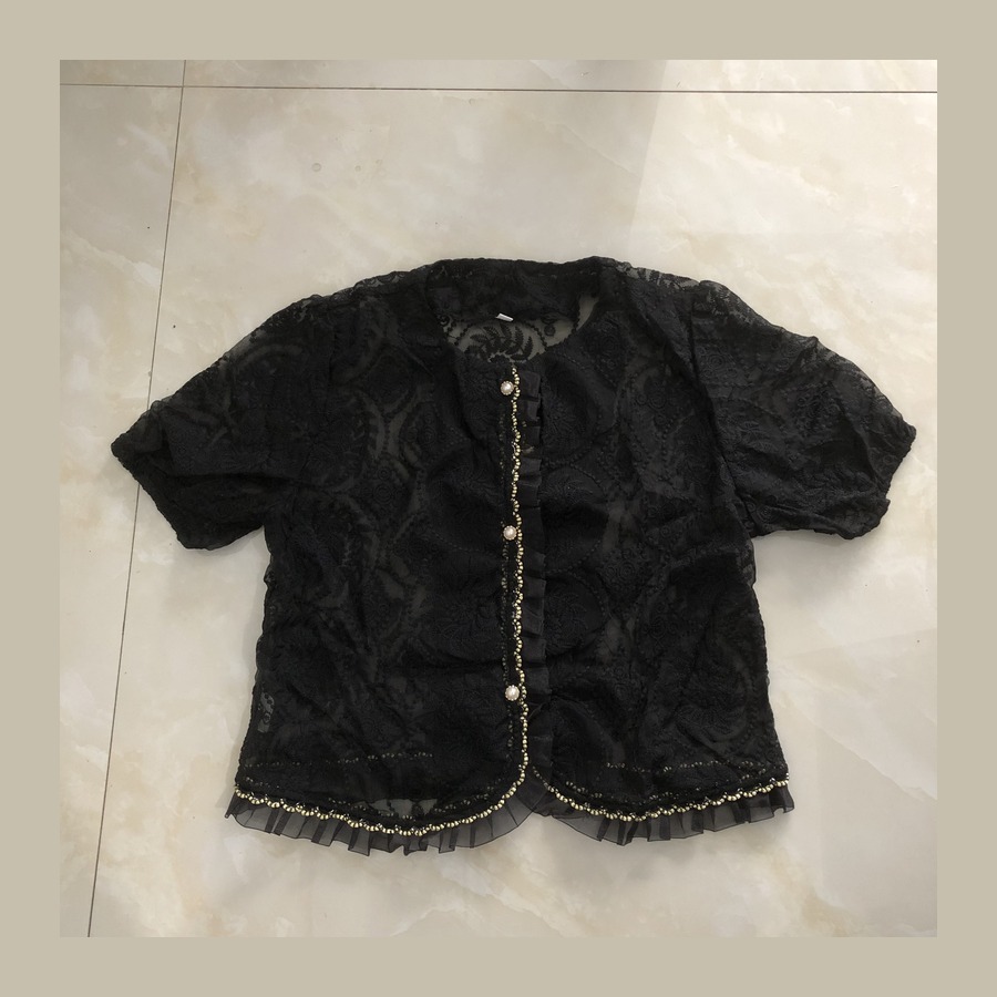 Clean Textured Chiffon Blouse product image thumbnail 2