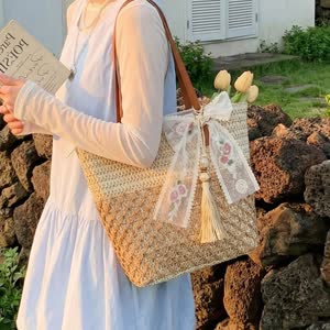 Women's Shoulder Bag - Summer, Commuter, Large Capacity - Style 378953