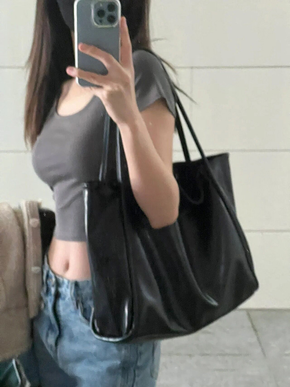 Women's Large Capacity Tote Bag - Summer, Commuter, Large Capacity - Style 035668