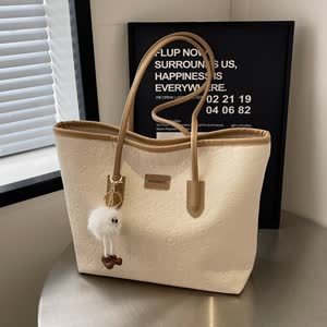 Women's Large Capacity Tote Bag - Summer, Commuter, Versatile - Style 014020