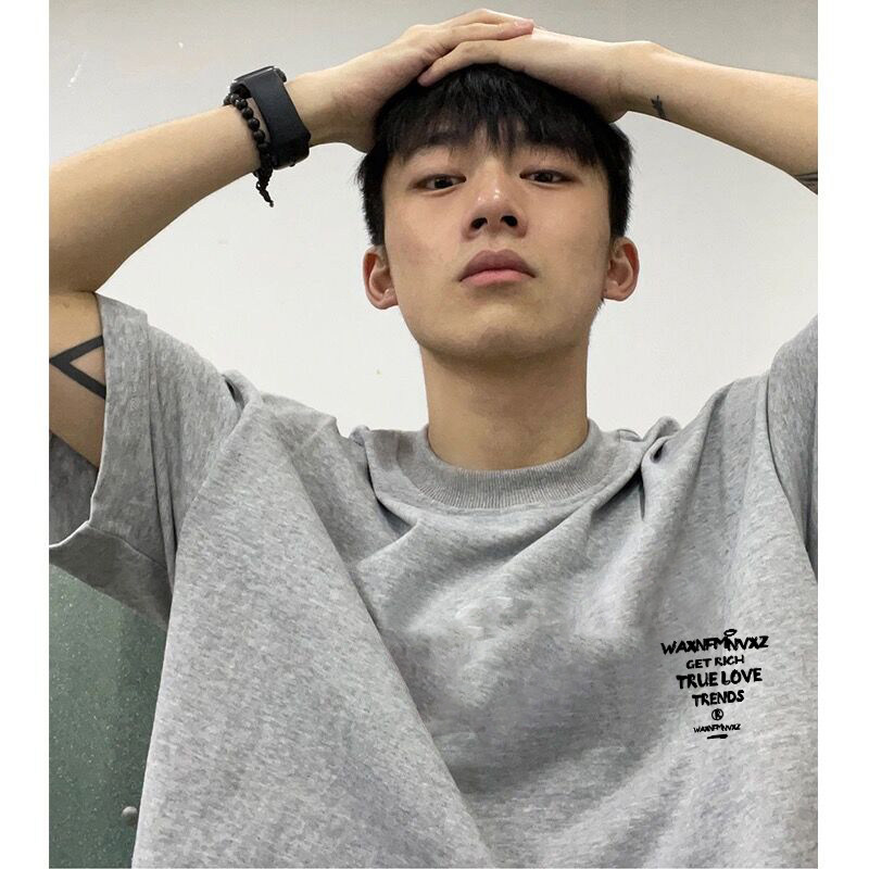 Men's Hip Hop T-Shirt - Summer, Short Sleeve, Relaxed Fit - Style 011784