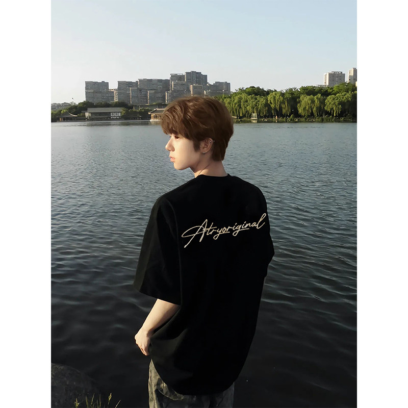Men's Hip Hop T-Shirt - Summer, Short Sleeve, Relaxed Fit - Style 087793