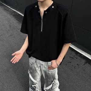 Men's Hip Hop T-Shirt - Short Sleeve, Comfortable - Style 711247