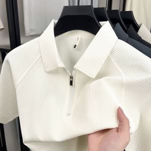 Men's Business Polo Shirt - Summer, Short Sleeve, Slim Fit - Style 531582