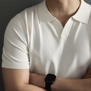 Men's Business Polo Shirt - Summer, Cool-Touch, Short Sleeve - Style 204309