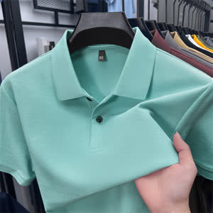Men's Business Polo Shirt - Summer, Short Sleeve, Casual - Style 283036