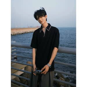 Men's Striped T-Shirt - Summer, Cool-Touch, Short Sleeve - Style 403363