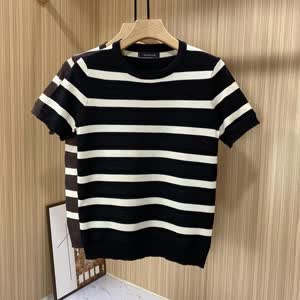 Men's Striped T-Shirt - Summer, Lightweight, Cool-Touch - Style 969127