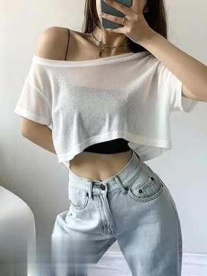 Women's Summer Top - Summer, Versatile - Style 388283