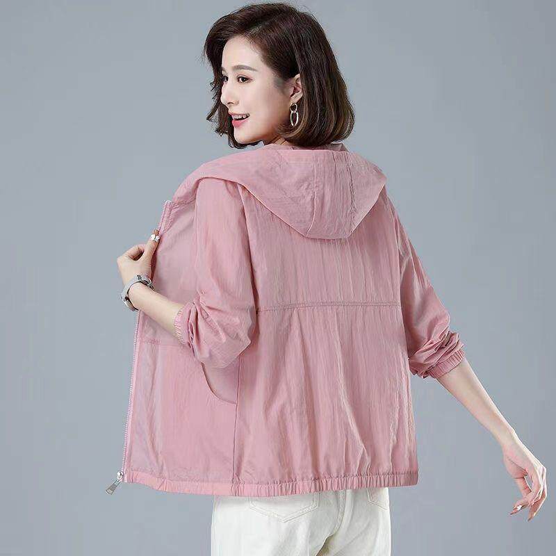 Women's Lightweight Outerwear - Summer, Relaxed Fit, Sun Protection - Style 003018