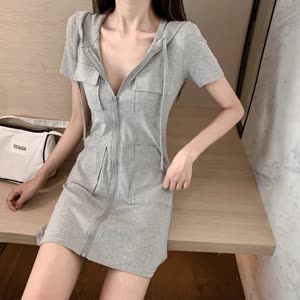 Women's Short Sleeve Summer Dress - Plus Size, Casual, Retro - Style 509571