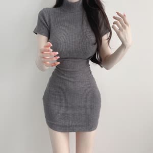 Women's Short Sleeve Summer Dress - Summer, Short Sleeve, Versatile - Style 994926