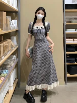 Women's Short Sleeve Summer Dress - Summer, Versatile - Style 655823
