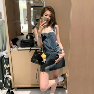Women's Denim Dress - Summer, Denim, Boutique Style - Style 812786