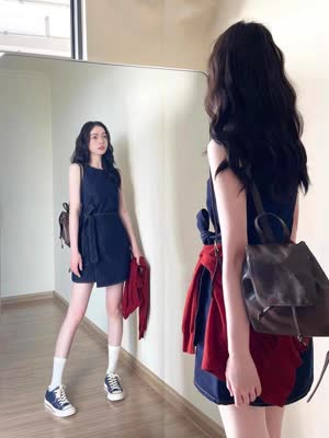 Women's Denim Dress - Summer, Denim, Boutique Style - Style 952375