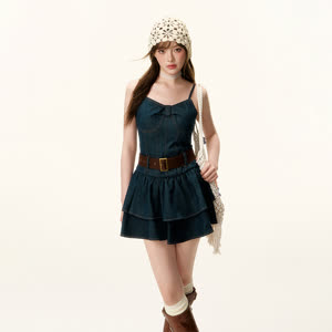 Women's Denim Dress - Summer, Denim, Versatile - Style 569955