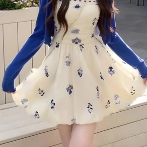 Women's Denim Dress - Summer, Boutique Style, Versatile - Style 634897