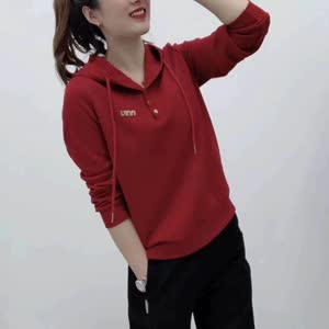 Women's Lightweight Hoodie - Lightweight, Long Sleeve, Relaxed Fit - Style 715495