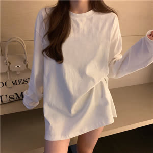 Women's Lightweight Hoodie - Long Sleeve, Relaxed Fit, Solid Color - Style 445042
