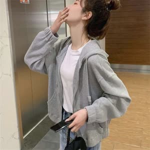 Women's Lightweight Hoodie - Spring/Autumn, Lightweight, Relaxed Fit - Style 108233