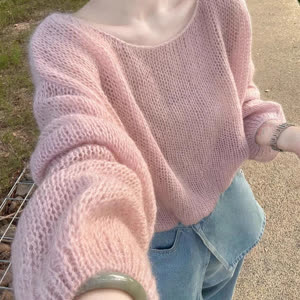 Women's Sweater - Summer, Relaxed Fit, Knit - Style 190914