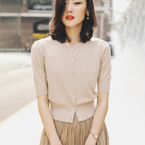 Women's Sweater - Knit, Soft Knit, Versatile - Style 360673