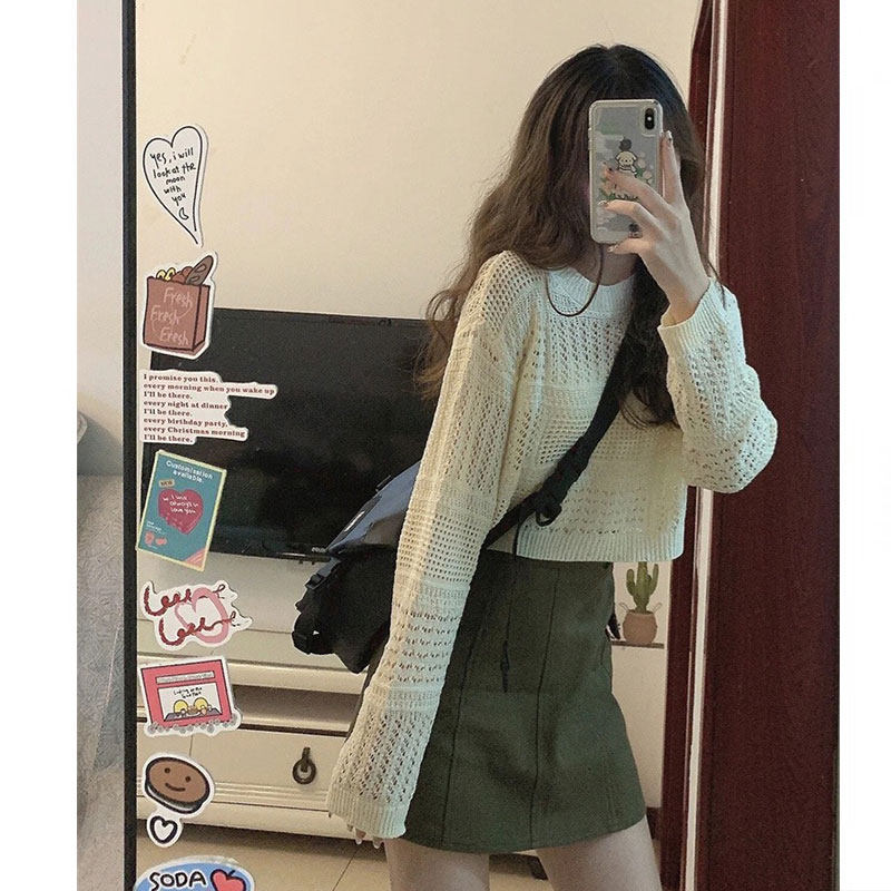 Women's Sweater - Summer, Lightweight, Long Sleeve - Style 443232