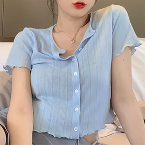 Women's Knit Top - Summer, Lightweight, Cool-Touch - Style 007195