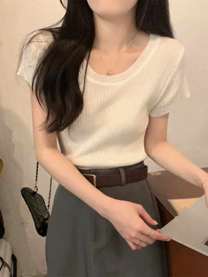 Women's Knit Top - Summer, Cool-Touch, Short Sleeve - Style 159505