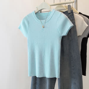 Women's Knit Top - Summer, Cool-Touch, Short Sleeve - Style 281632